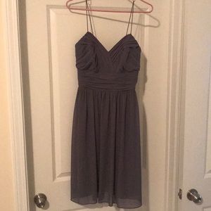 Grey Alfred Angelo cocktail dress